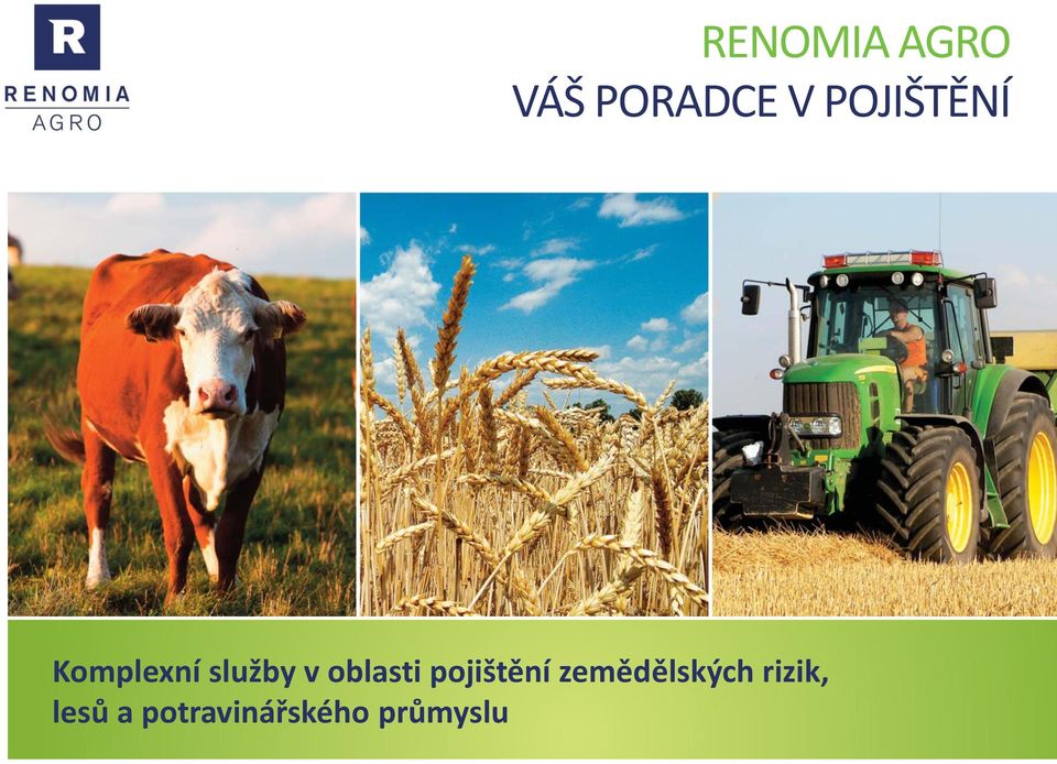 oblasti pojištění zemědělských