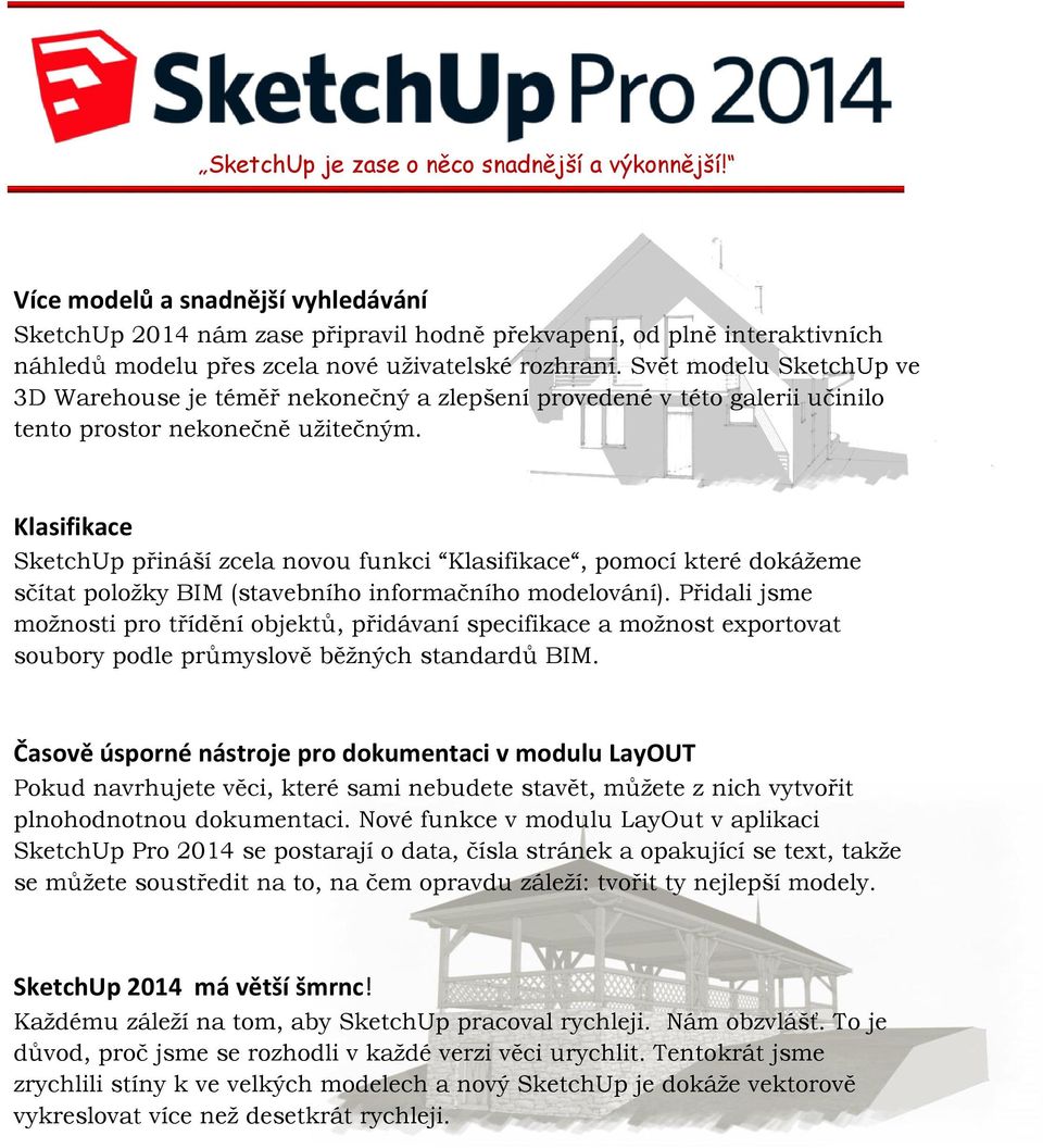 Svět modelu SketchUp ve 3D Warehouse je téměř nekonečný a zlepšení provedené v této galerii učinilo tento prostor nekonečně užitečným.