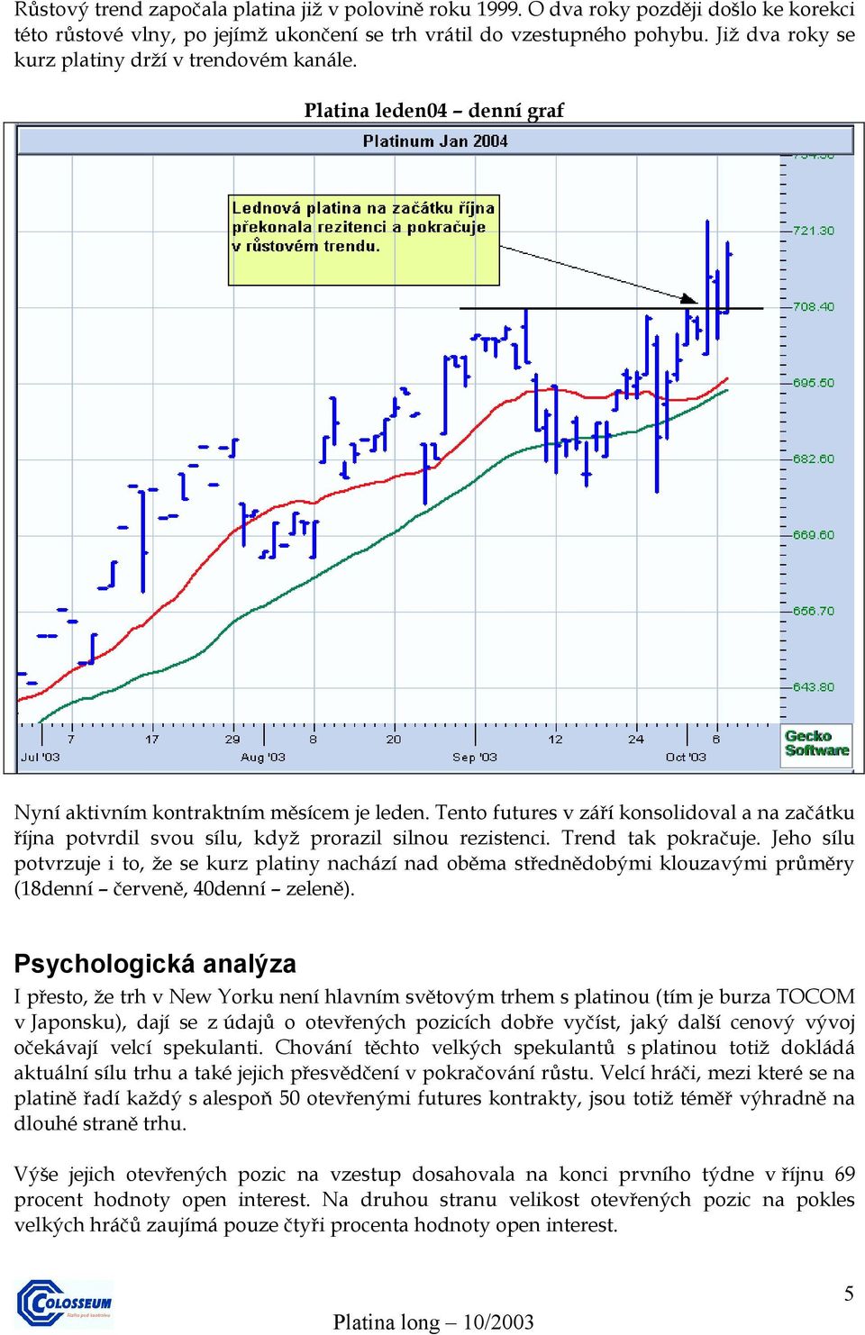 Tento futures v září konsolidoval a na začátku října potvrdil svou sílu, když prorazil silnou rezistenci. Trend tak pokračuje.