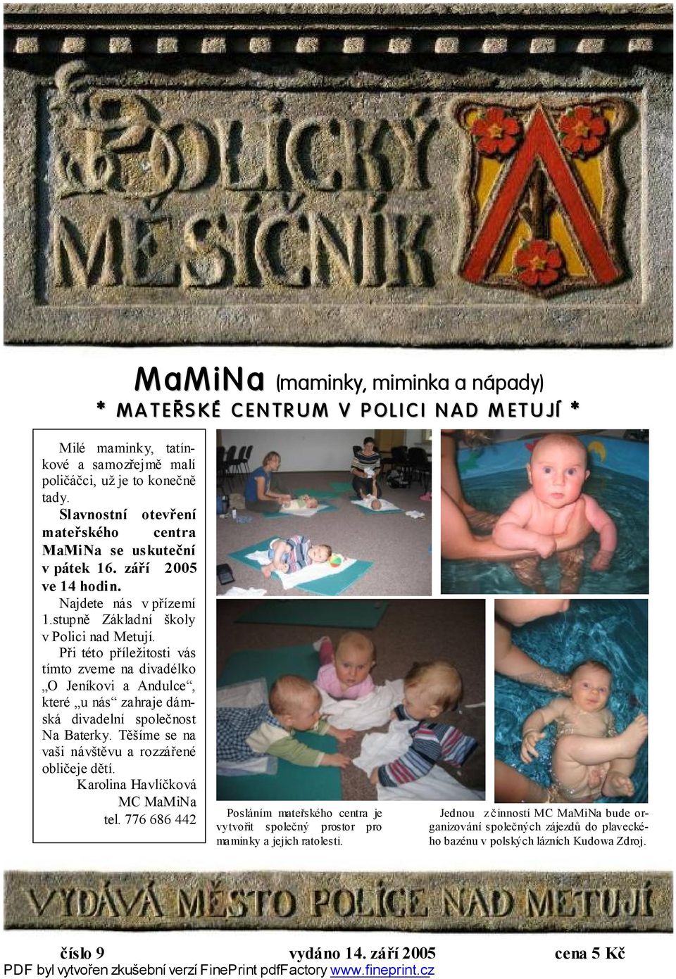 MaMiNa (maminky, miminka a nápady) - PDF Free Download