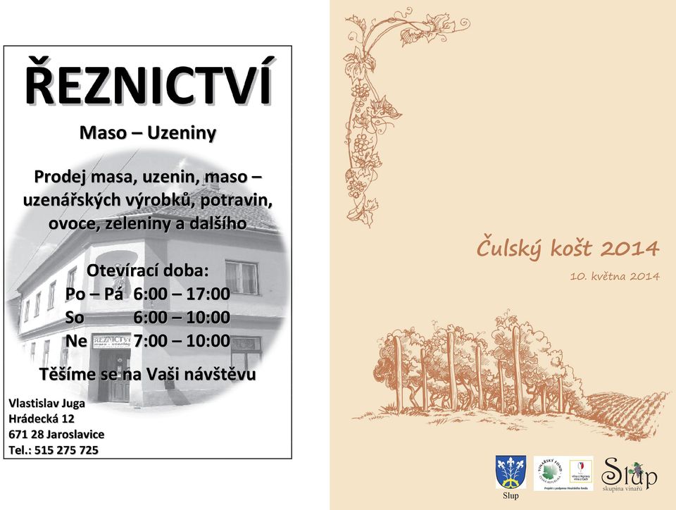 Čulský košt května Slup. Slup - PDF Stažení zdarma