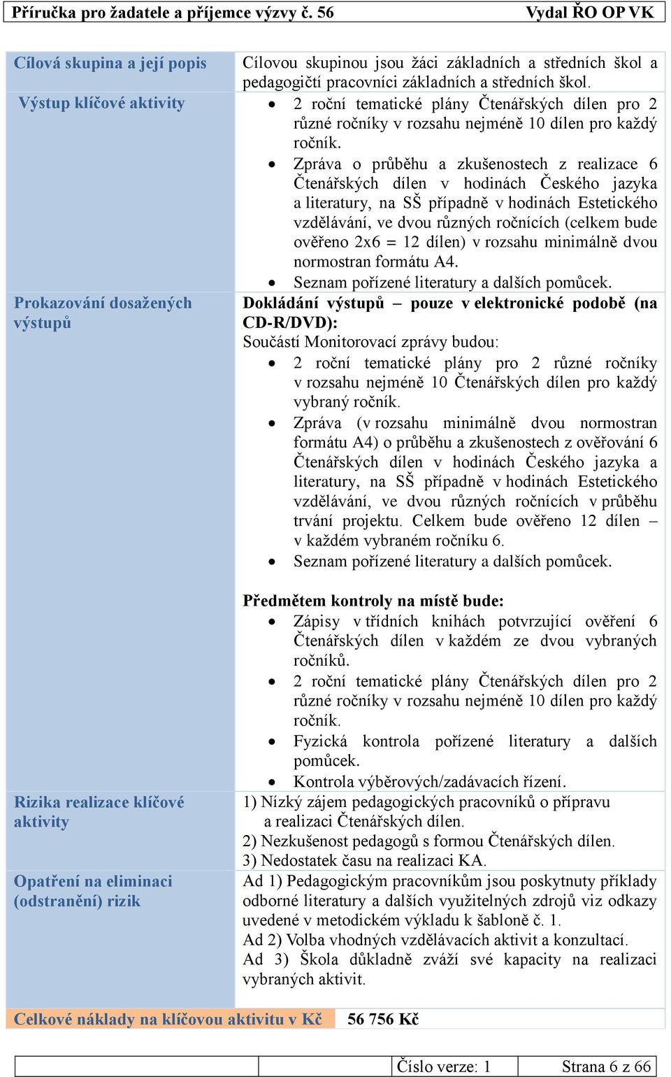 Zpráva o průběhu a zkušenostech z realizace 6 Čtenářských dílen v hodinách Českého jazyka a literatury, na SŠ případně v hodinách Estetického vzdělávání, ve dvou různých ročnících (celkem bude