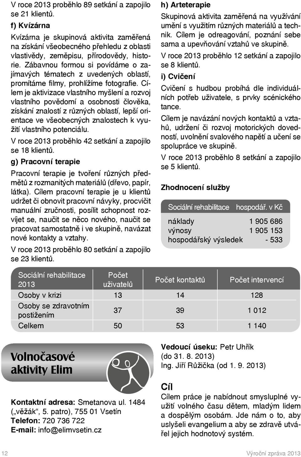 Cílem je aktivizace vlastního myšlení a rozvoj vlastního povědomí a osobnosti člověka, získání znalostí z různých oblastí, lepší orientace ve všeobecných znalostech k využití vlastního potenciálu.