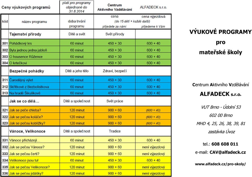 VUT Brno - Údolní 53 602 00 Brno MHD 4, 25, 26, 38, 39,