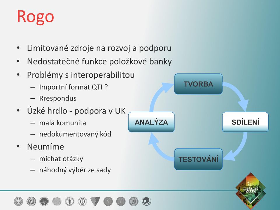 Rrespondus Úzké hrdlo - podpora v UK malá komunita nedokumentovaný