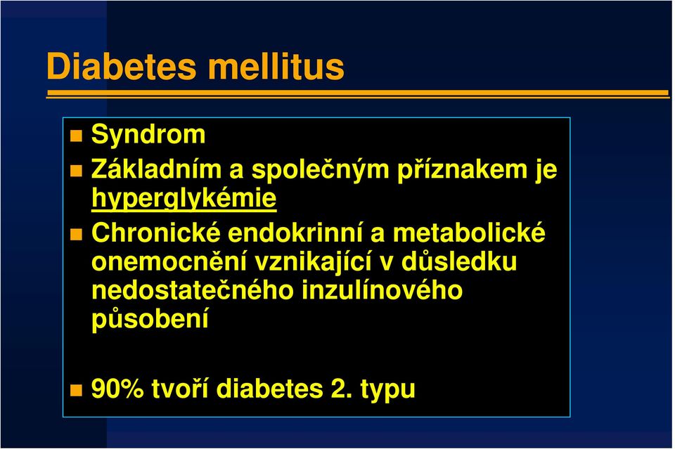 metabolické onemocnění vznikající v důsledku