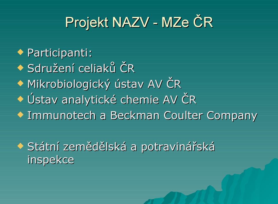 analytické chemie AV ČR Immunotech a Beckman