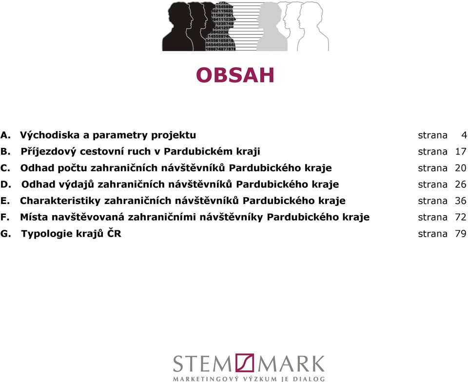 Odhad počtu zahraničních návštěvníků Pardubického kraje strana 20 D.