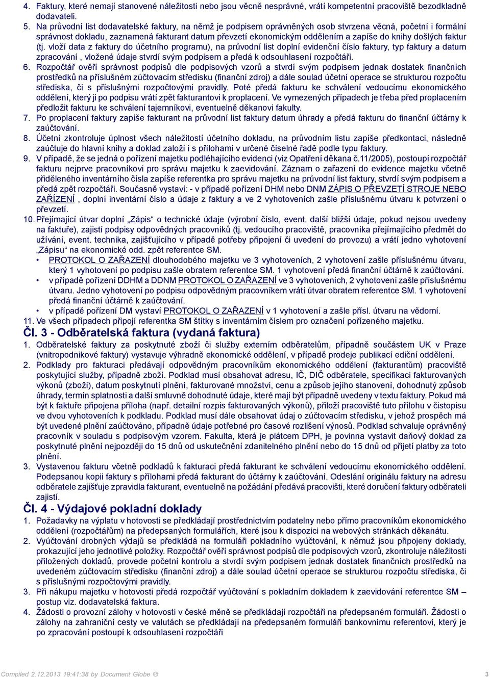 knihy došlých faktur (tj.