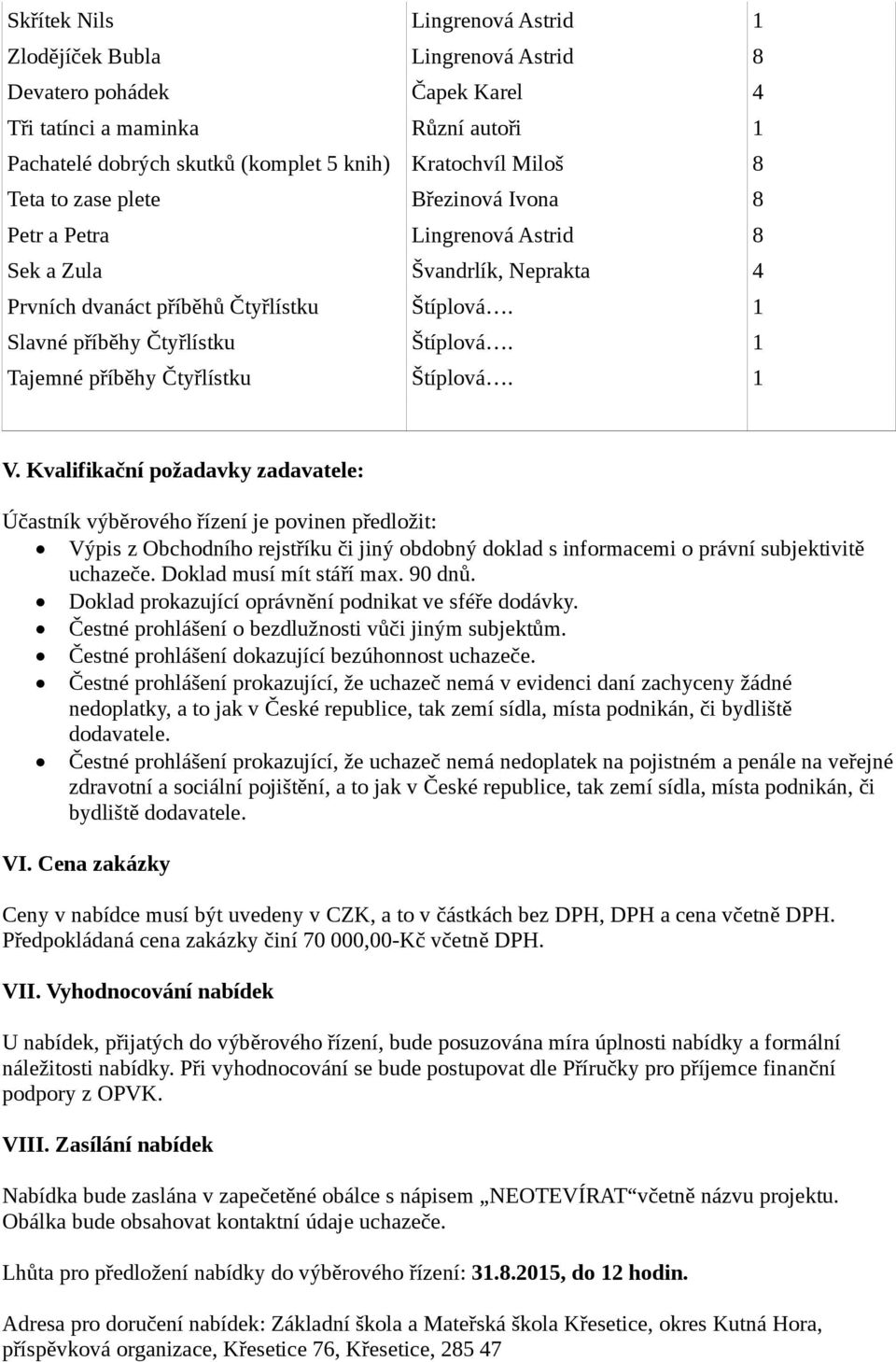 1 Tajemné příběhy Čtyřlístku Štíplová. 1 V.