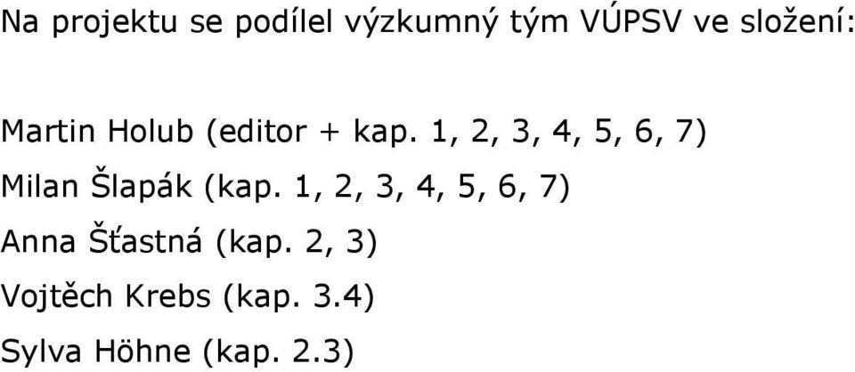 1, 2, 3, 4, 5, 6, 7) Milan Šlapák (kap.