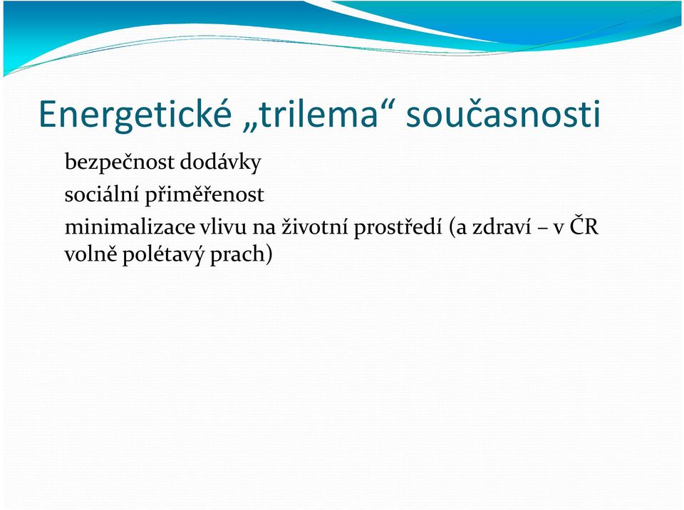 přiměřenost minimalizace vlivu na