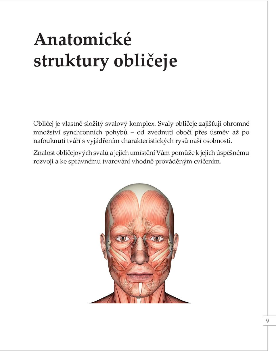 po nafouknutí tváří s vyjádřením charakteristických rysů naší osobnosti.