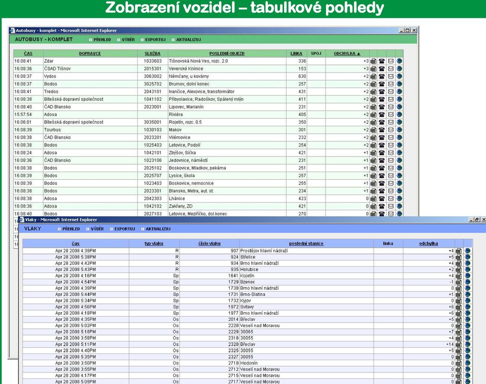 tabulkové