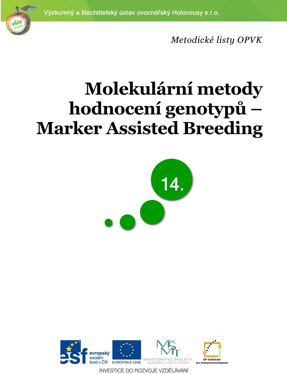 hodnocení genotypů
