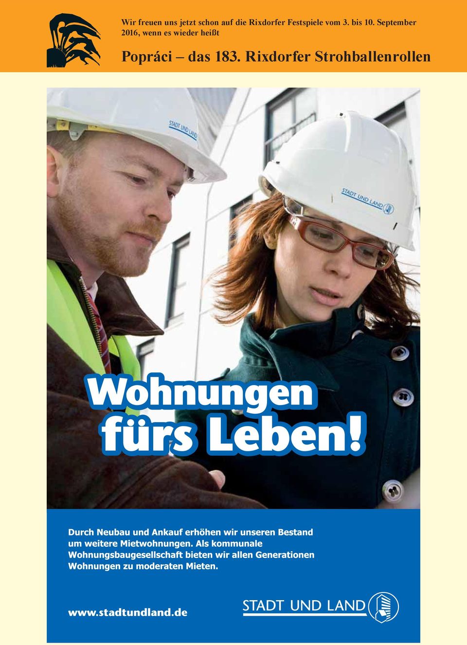 September 2016, wenn es wieder heißt