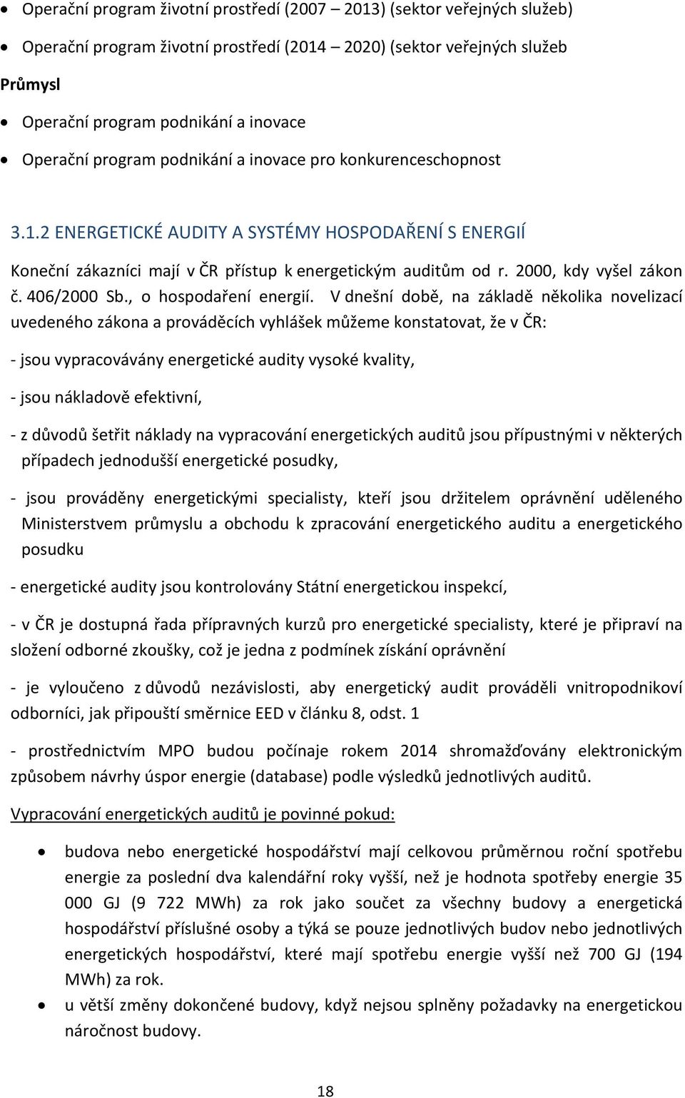 46/2 Sb., o hospodaření energií.