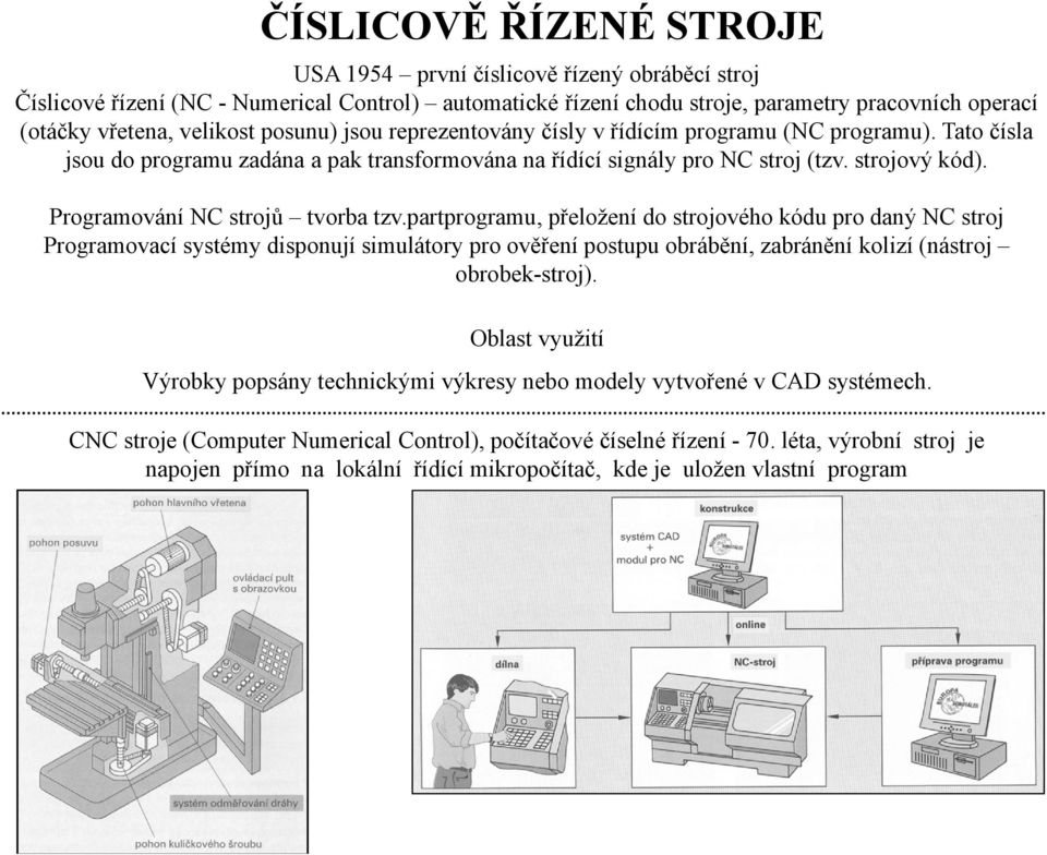 Programování NC strojů tvorba tzv.