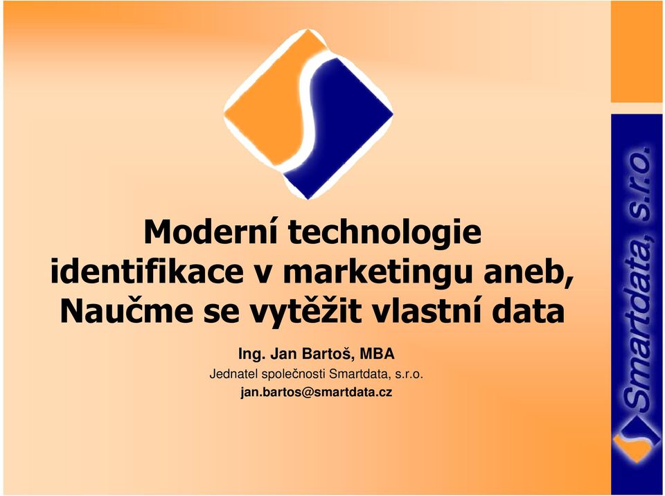 vlastní data Ing.