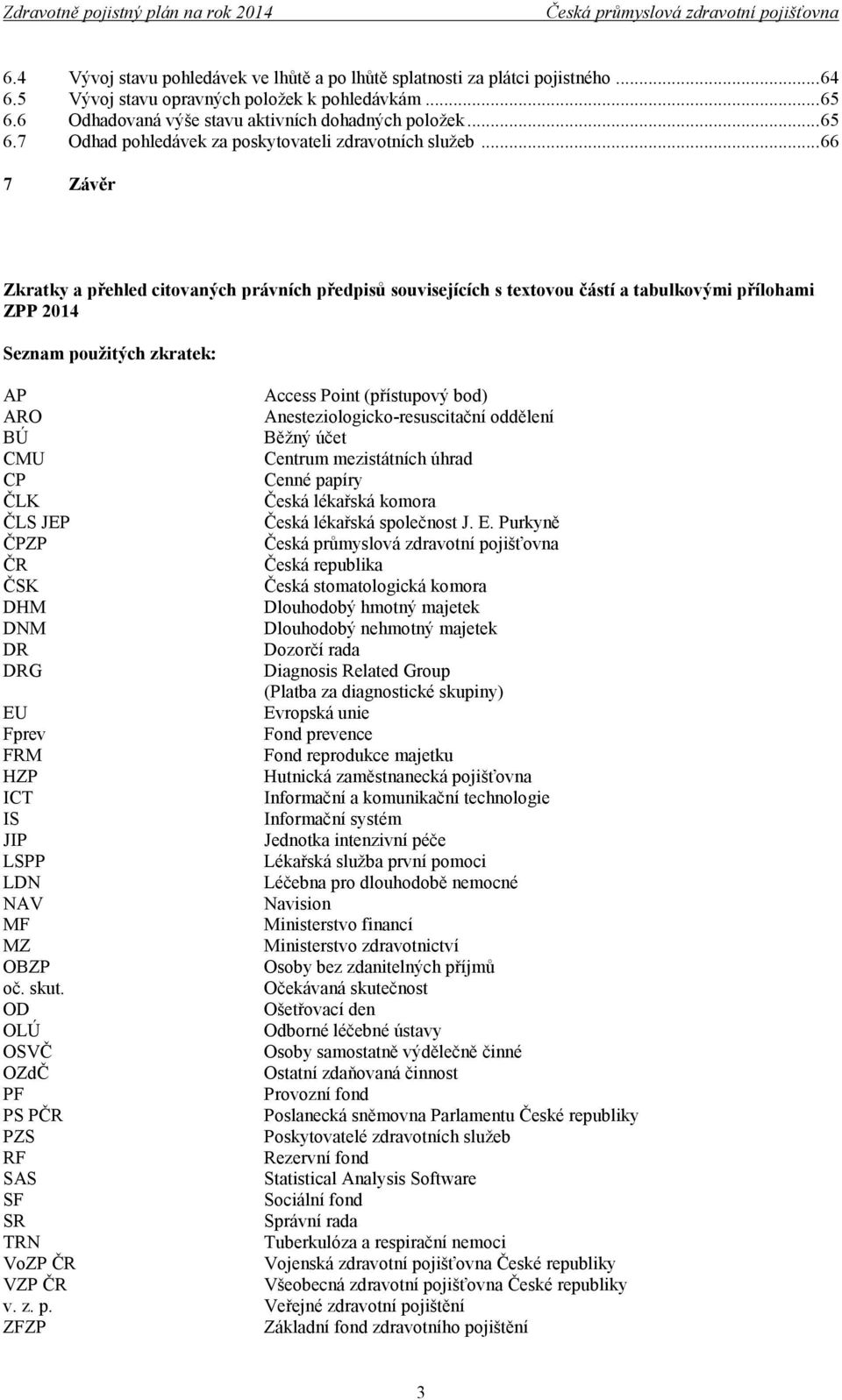 DR DRG Access Point (přístupový bod) Anesteziologicko-resuscitační oddělení Běžný účet Centrum mezistátních úhrad Cenné papíry Česká lékařská komora Česká lékařská společnost J. E.