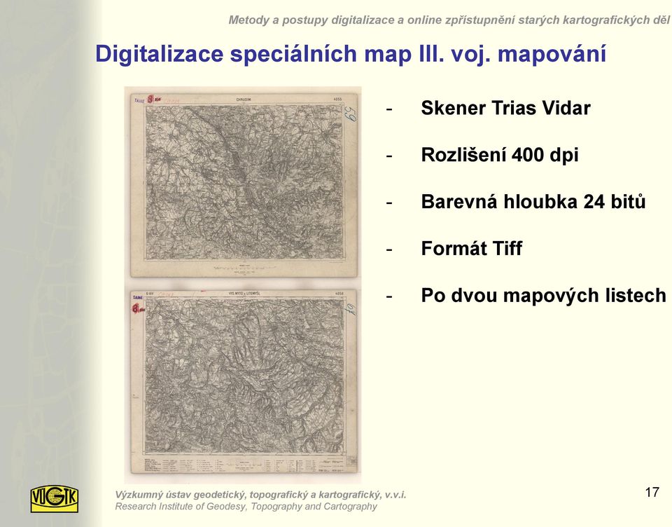 Rozlišení 400 dpi - Barevná hloubka 24