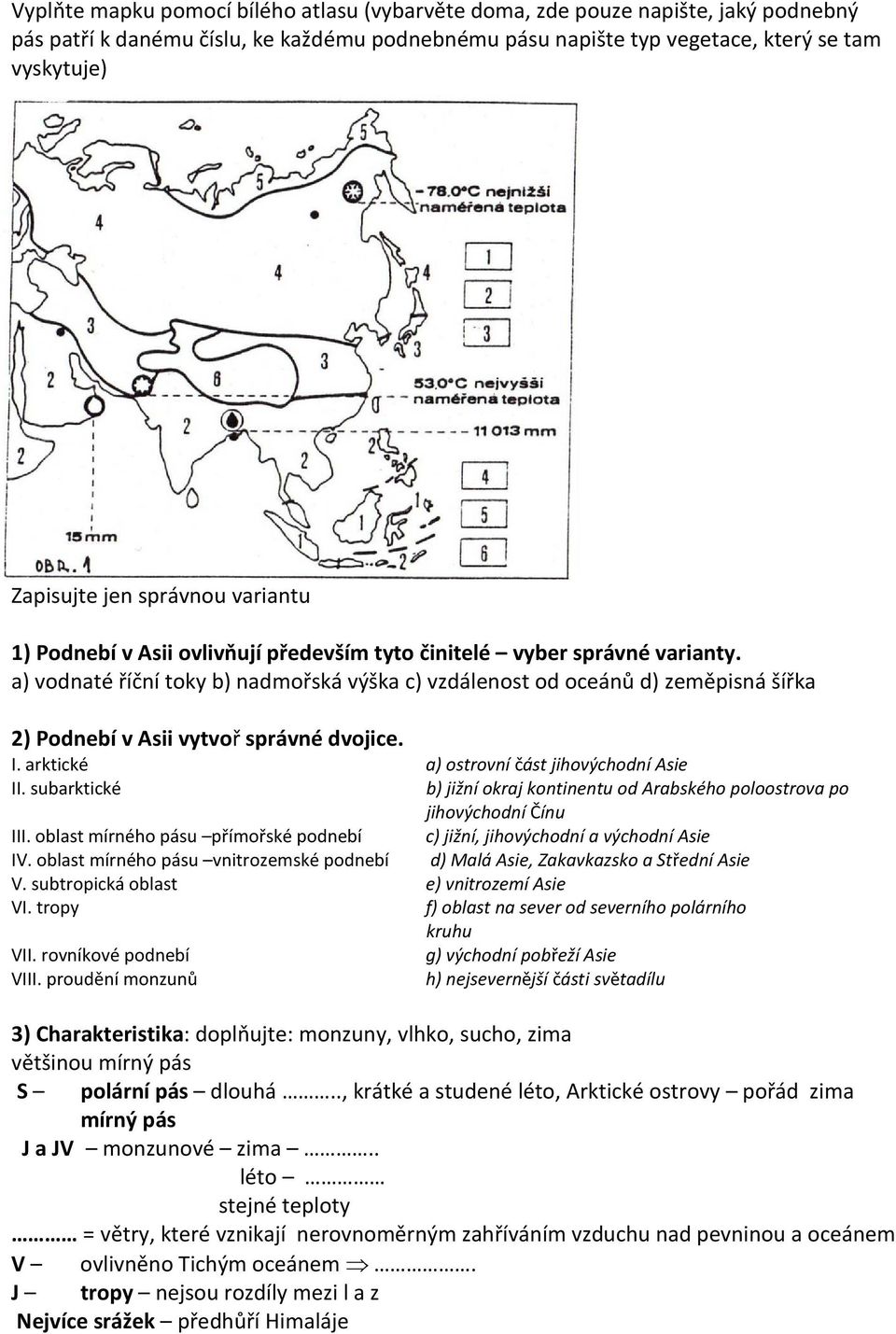 SAMOSTATNÁ PRÁCE. 3) Vysvětli vznik Himalájí? - PDF Stažení zdarma