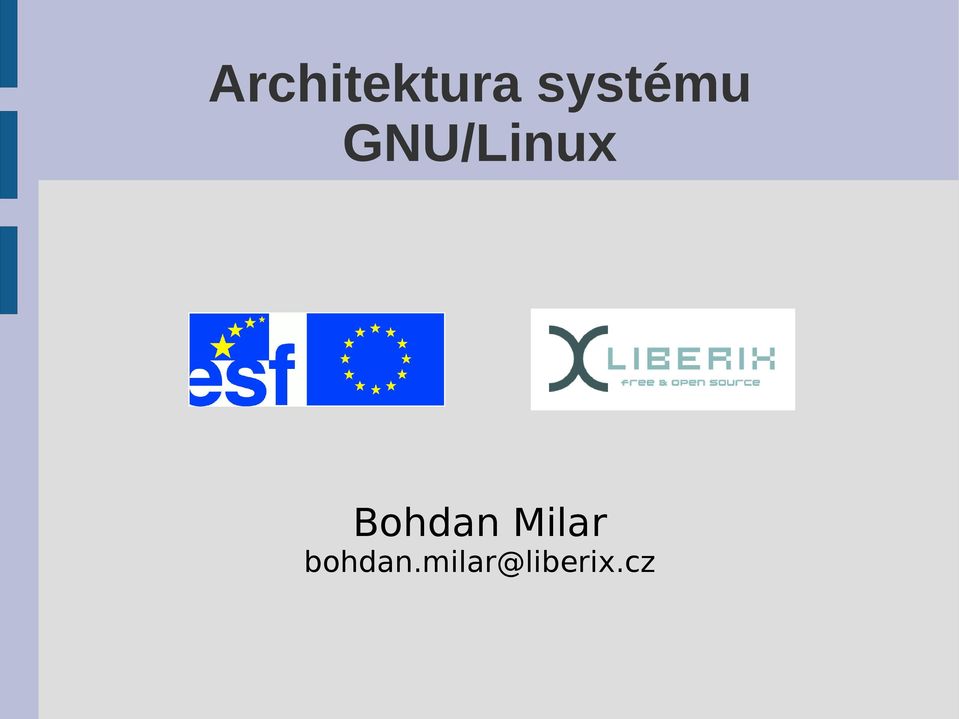 GNU/Linux Bohdan