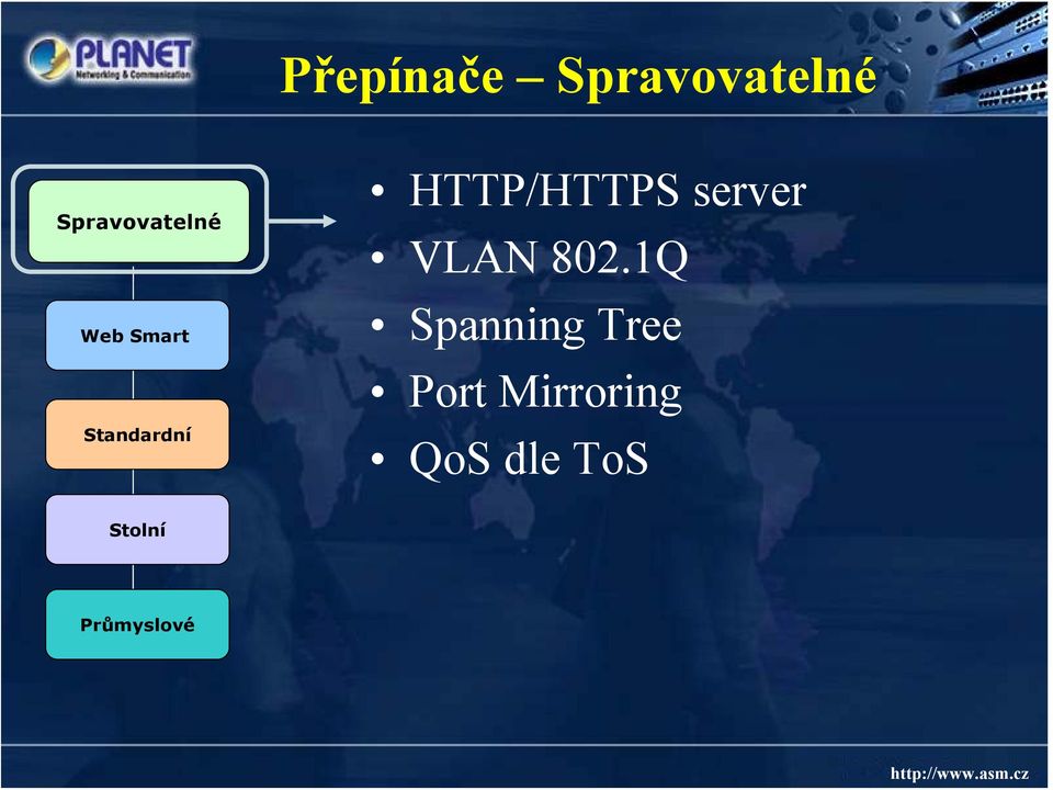 HTTP/HTTPS server VLAN 802.