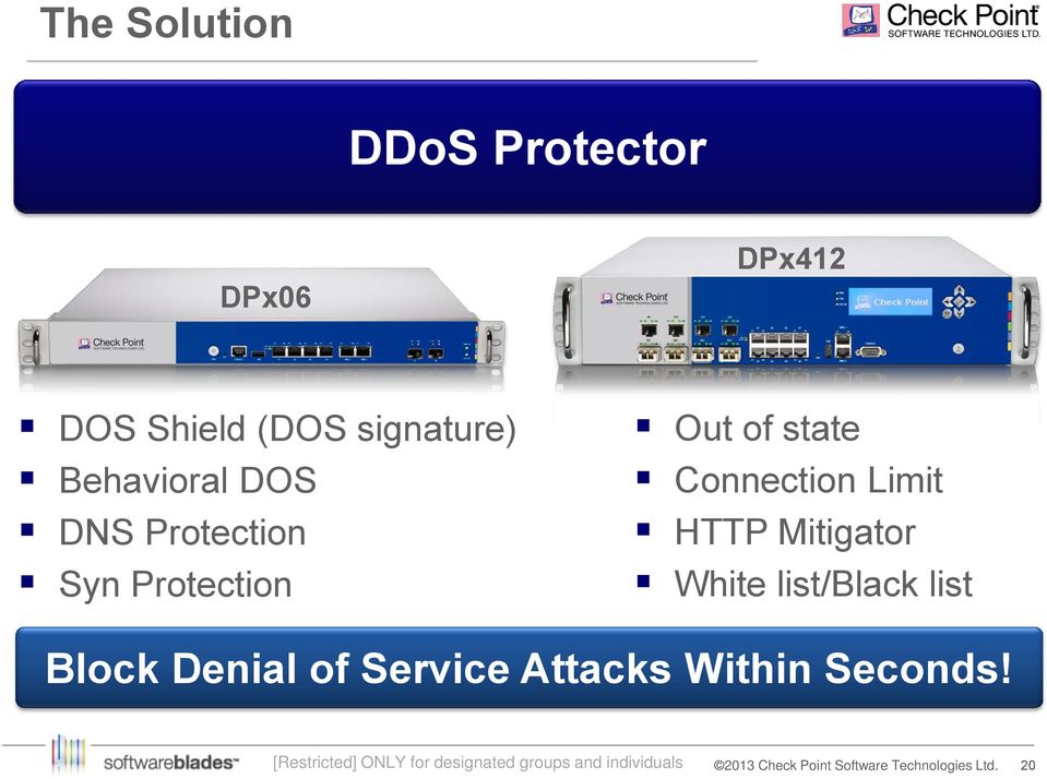 Out of state Connection Limit HTTP Mitigator White