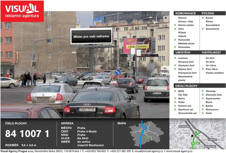 ANELU ČÍSLO PLOCHY PANELU ADRESA ADRESA 00 84 007 MĚSTO MĚSTO ČÁST ČÁST 4 4-Nusle