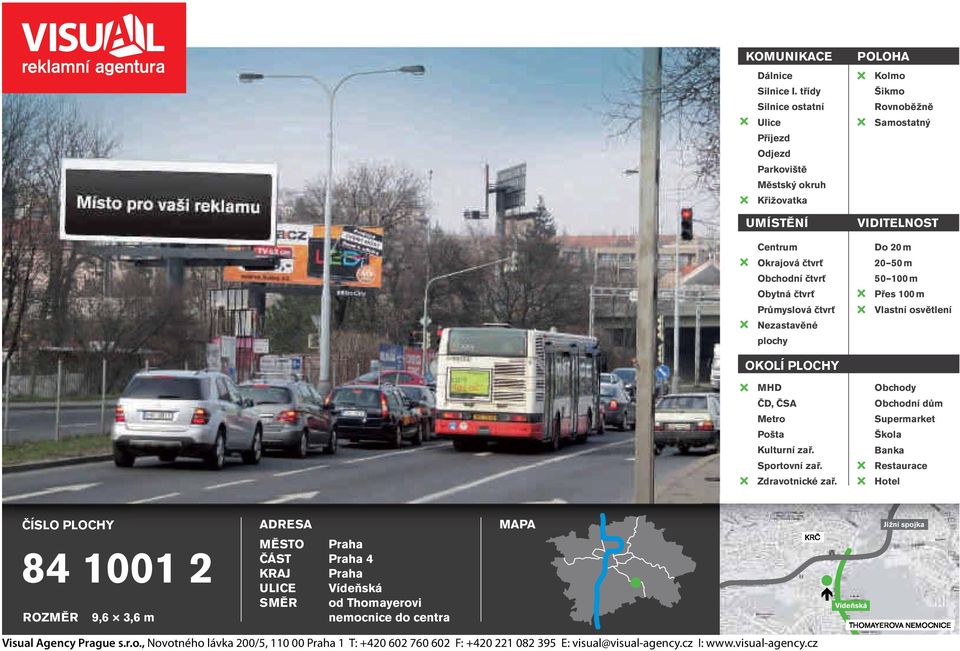 Thomayerově od Thomayerovi 9,6 3,6 m nemocnice do centra o. LIBUŠSKÁ DKNV MEDIA, 248/33 s. r. 42 o.