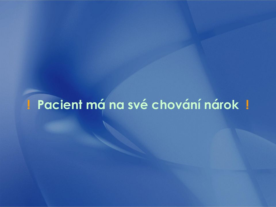 chování