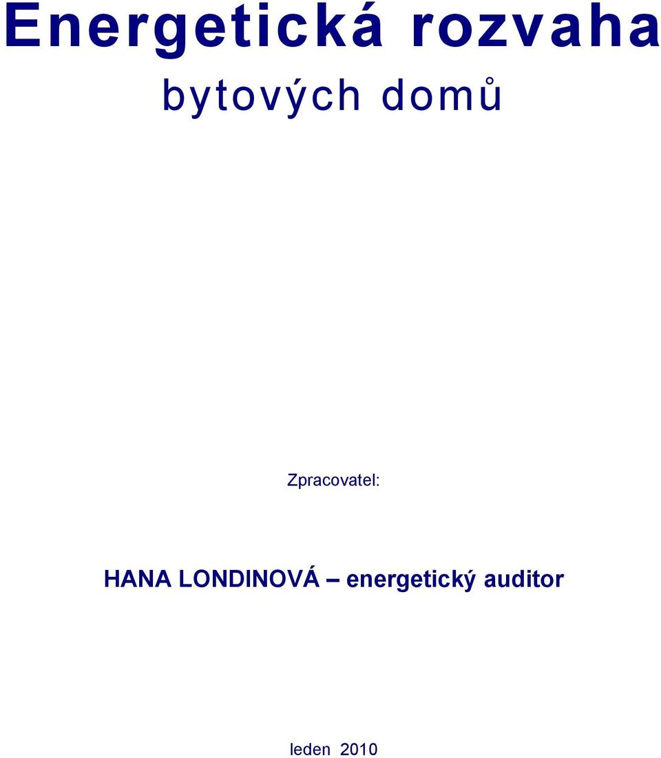 LONDINOVÁ