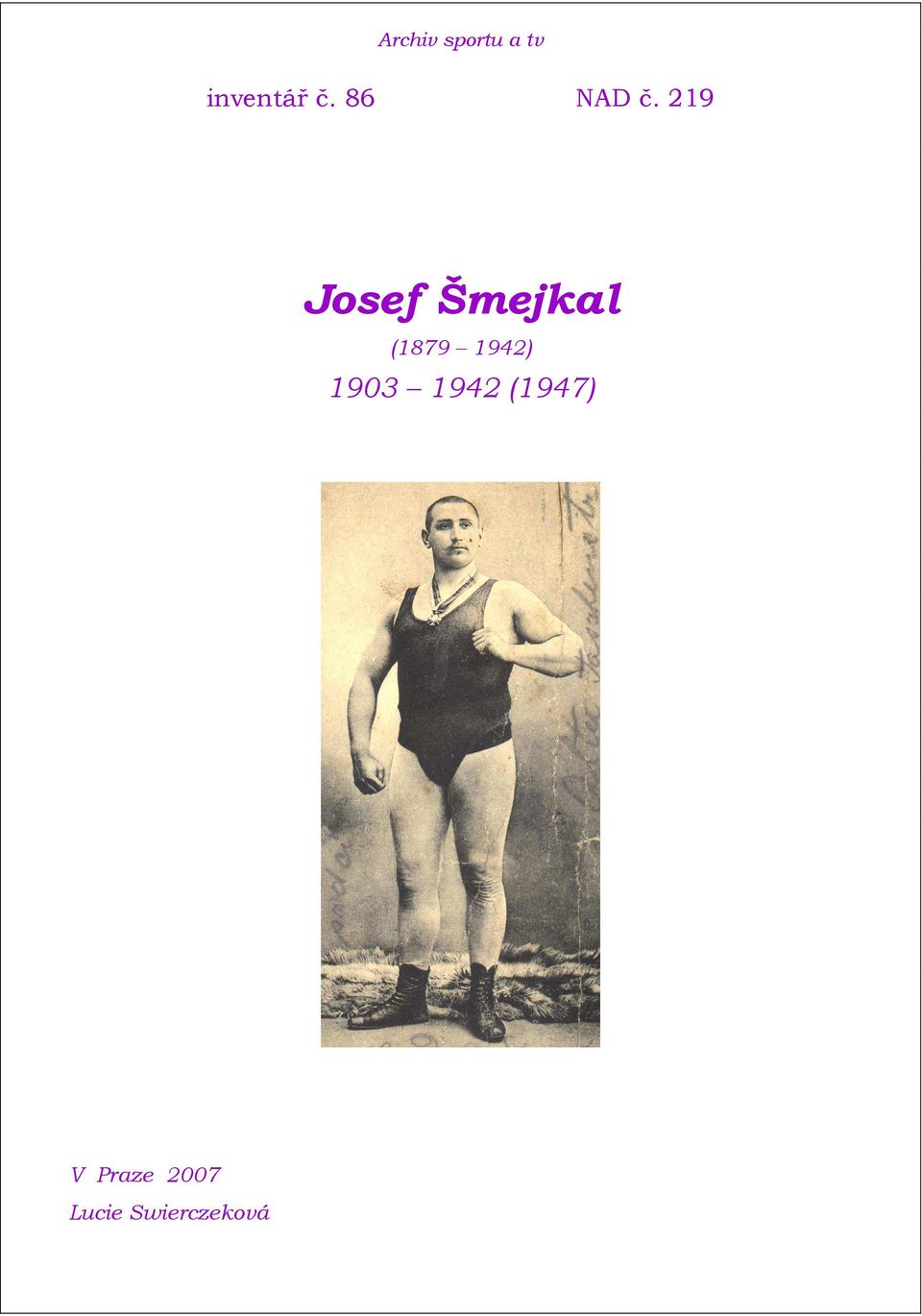 219 Josef Šmejkal (1879 1942)