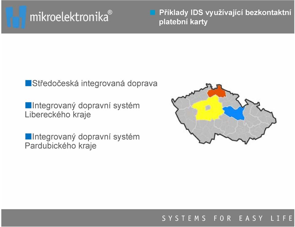 doprava Integrovaný dopravní systém