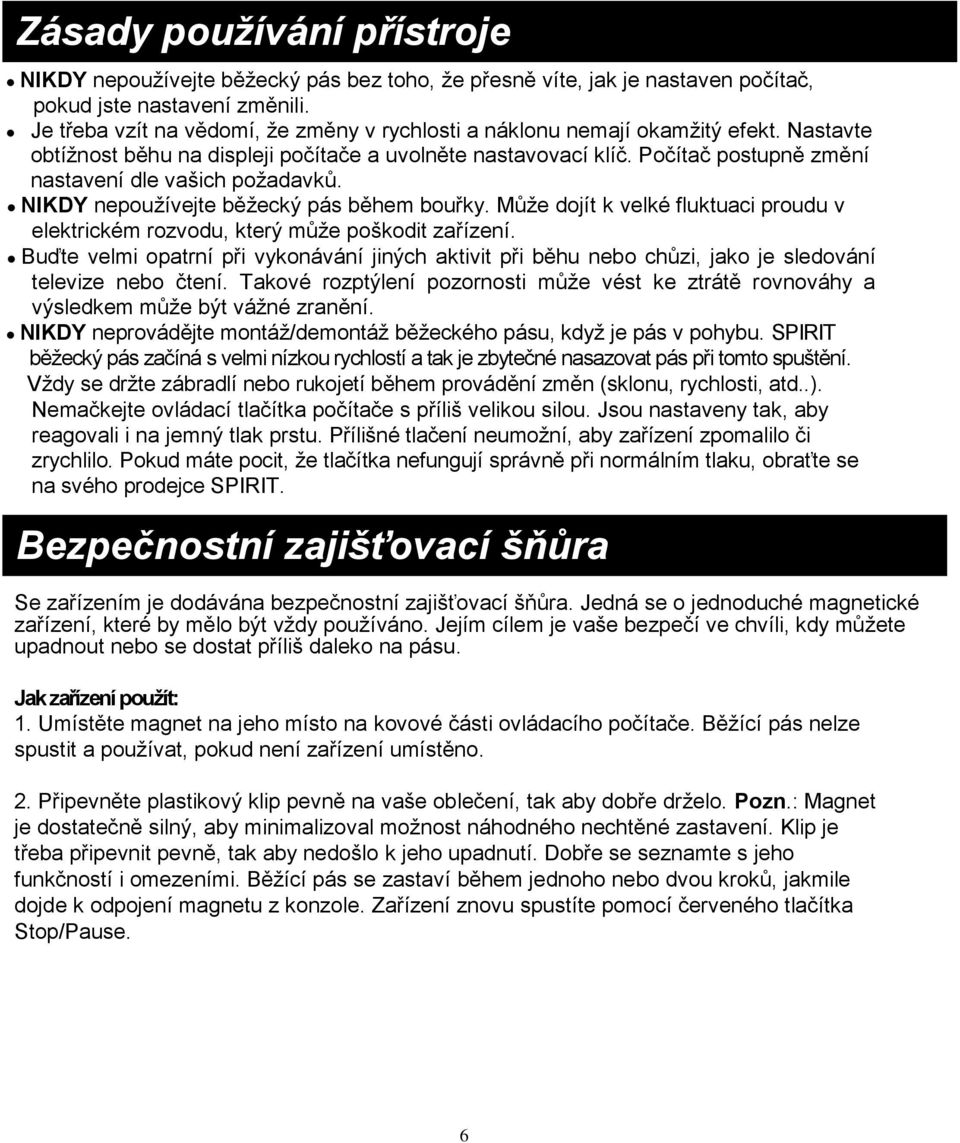 NÁVOD K POUŽITÍ pro BĚŽECKÝ PÁS - PDF Free Download