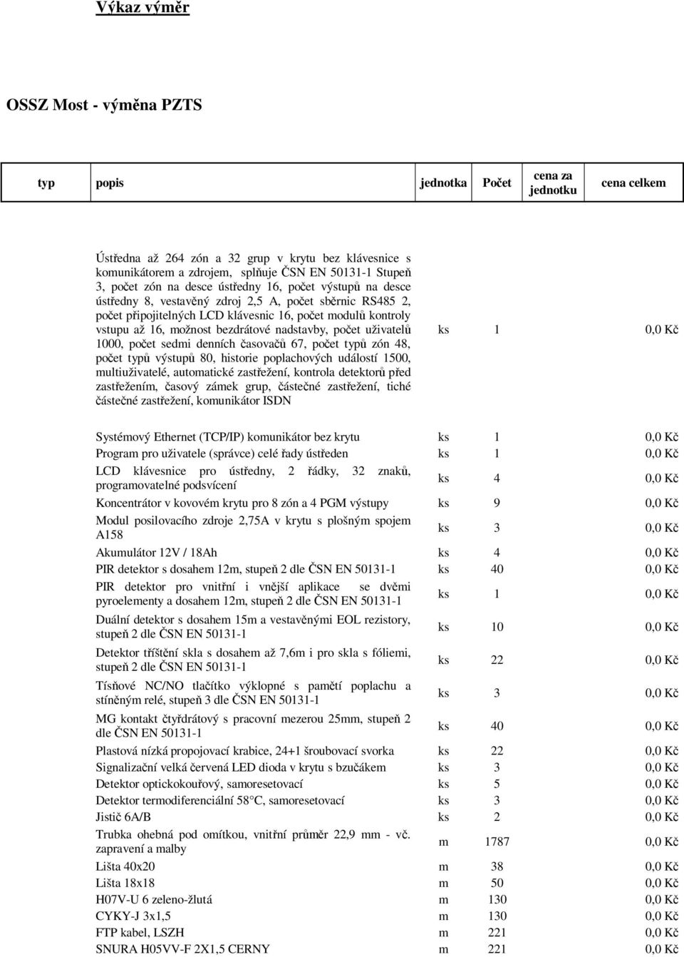 bezdrátové nadstavby, po et uživatel 1000, po et sedmi denních asova 67, po et typ zón 48, po et typ výstup 80, historie poplachových událostí 1500, multiuživatelé, automatické zast ežení, kontrola