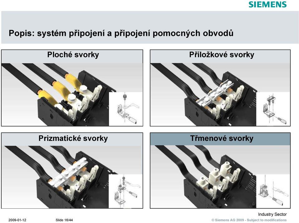 Příložkové svorky Prizmatické