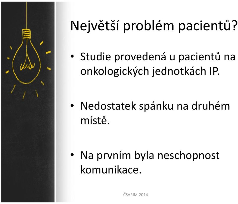 onkologických jednotkách IP.