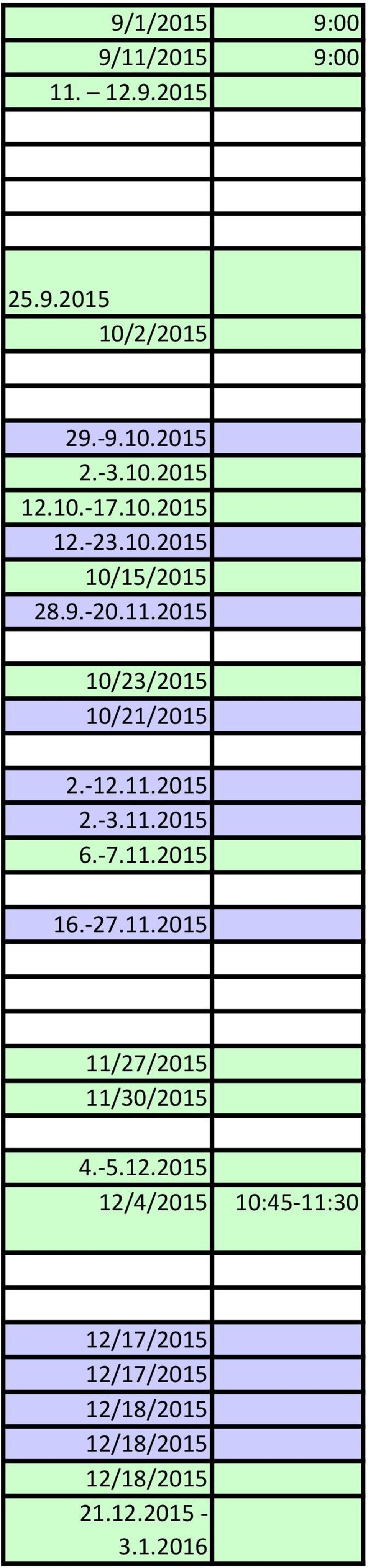 11.2015 6.-7.11.2015 16.-27.11.2015 11/27/2015 11/30/2015 4.-5.12.