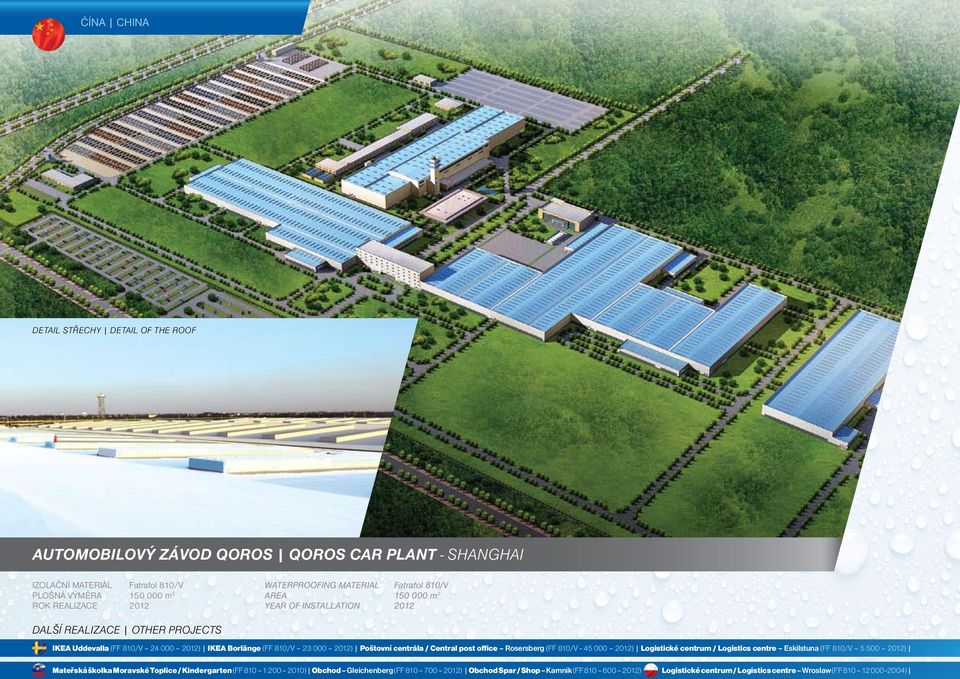 2012) Logistické centrum / Logistics centre Eskilstuna (FF 810/V 5 500 2012) Mateřská školka Moravské Toplice / Kindergarten (FF 810 1 200 2010)