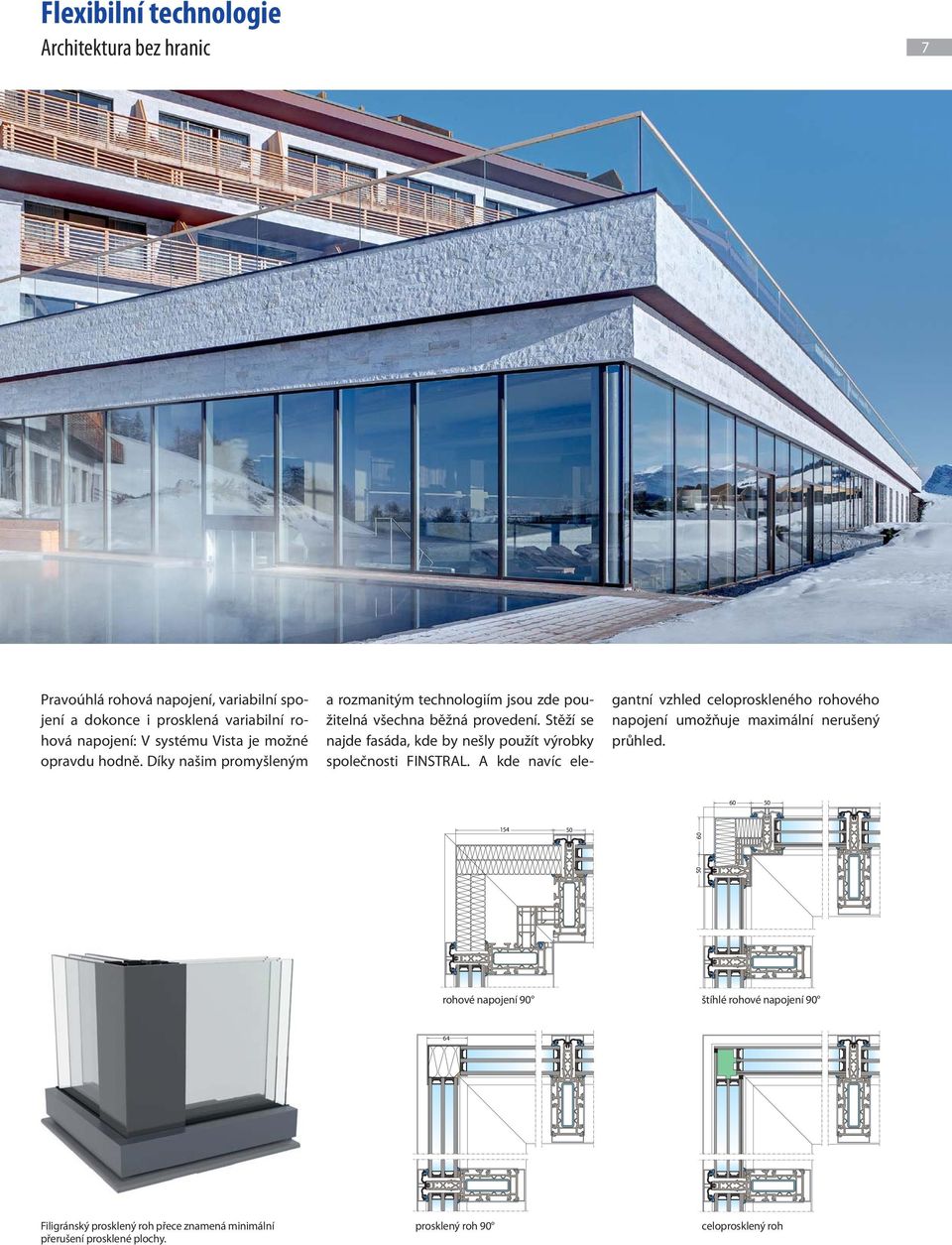 Stěží se najde fasáda, kde by nešly použít výrobky společnosti FINSTRAL.