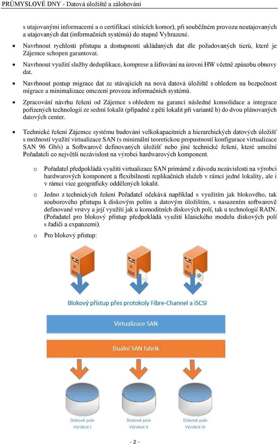 Navrhnut využití služby deduplikace, kmprese a šifrvání na úrvni HW včetně způsbu bnvy dat.