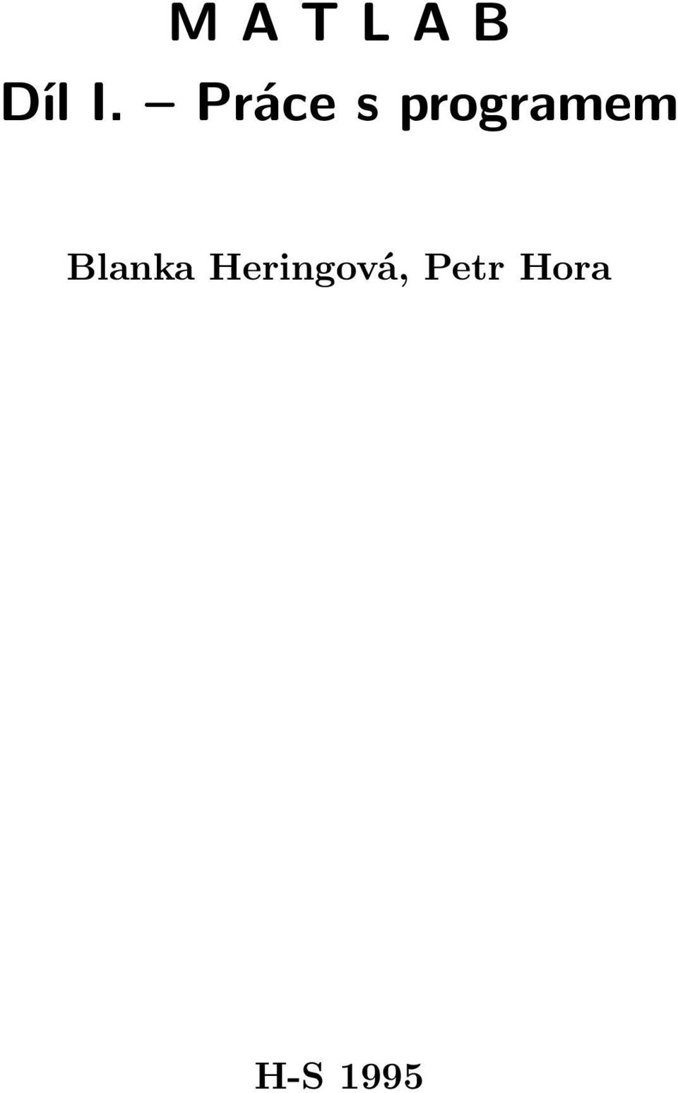 Blanka Heringová,