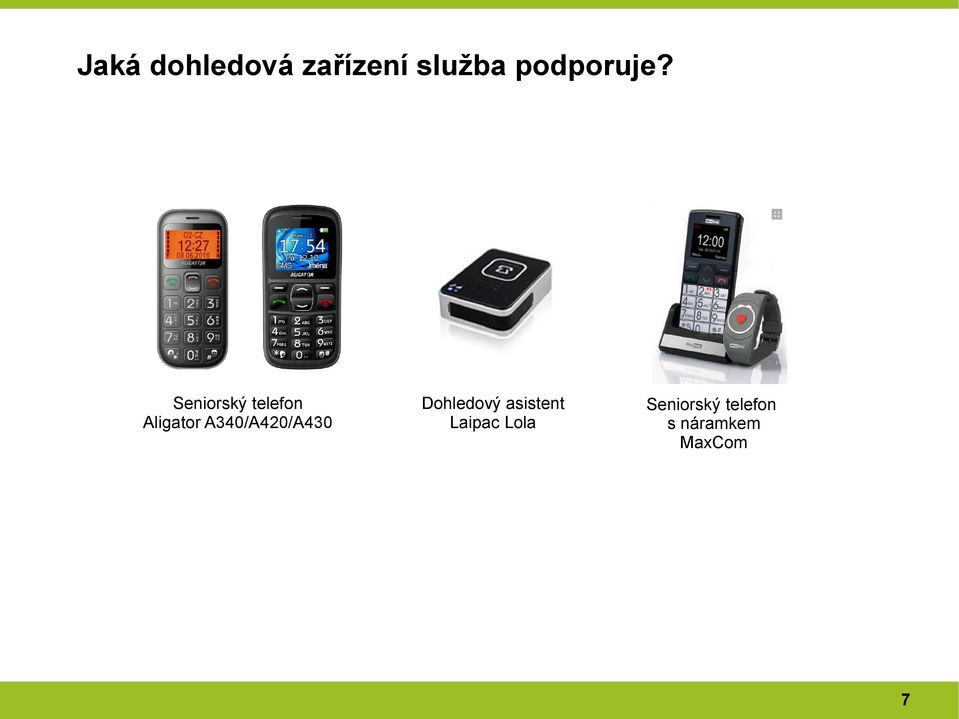 Seniorský telefon Aligator