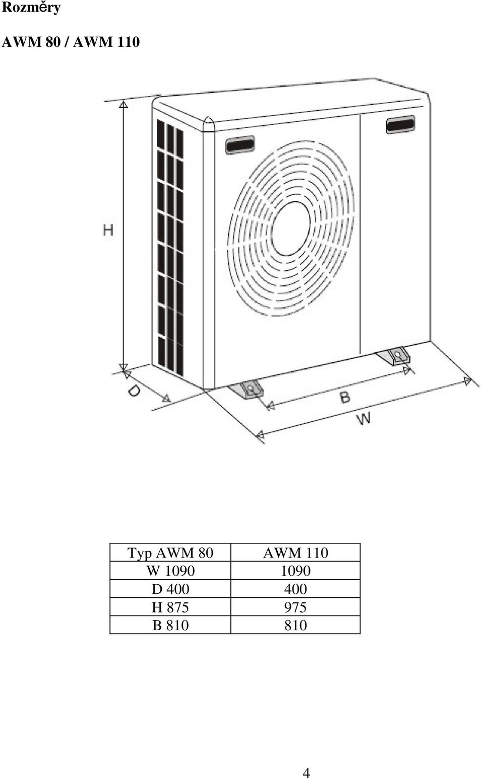 110 W 1090 1090 D 400