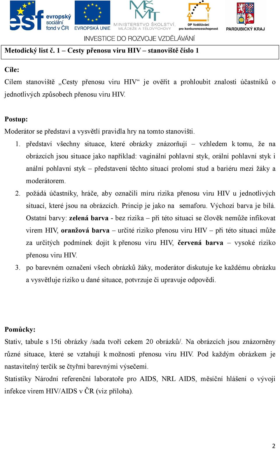 představí všechny situace, které obrázky znázorňují vzhledem k tomu, že na obrázcích jsou situace jako například: vaginální pohlavní styk, orální pohlavní styk i anální pohlavní styk představení