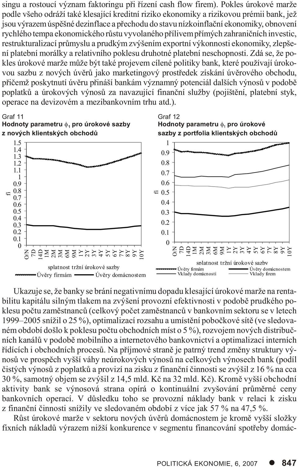 rychlého tempa ekonomického rùstu vyvolaného pøílivem pøímých zahranièních investic, restrukturalizací prùmyslu a prudkým zvýšením exportní výkonnosti ekonomiky, zlepšení platební morálky a