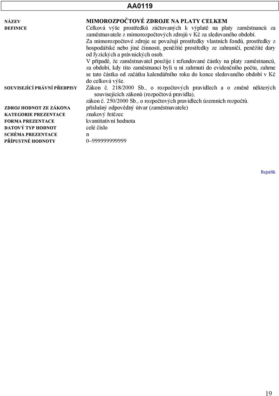 V případě, že zaměstavatel použije i refudovaé částky a platy zaměstaců, za období, kdy tito zaměstaci byli u í zahruti do evidečího počtu, zahre se tato částka od začátku kaledářího roku do koce