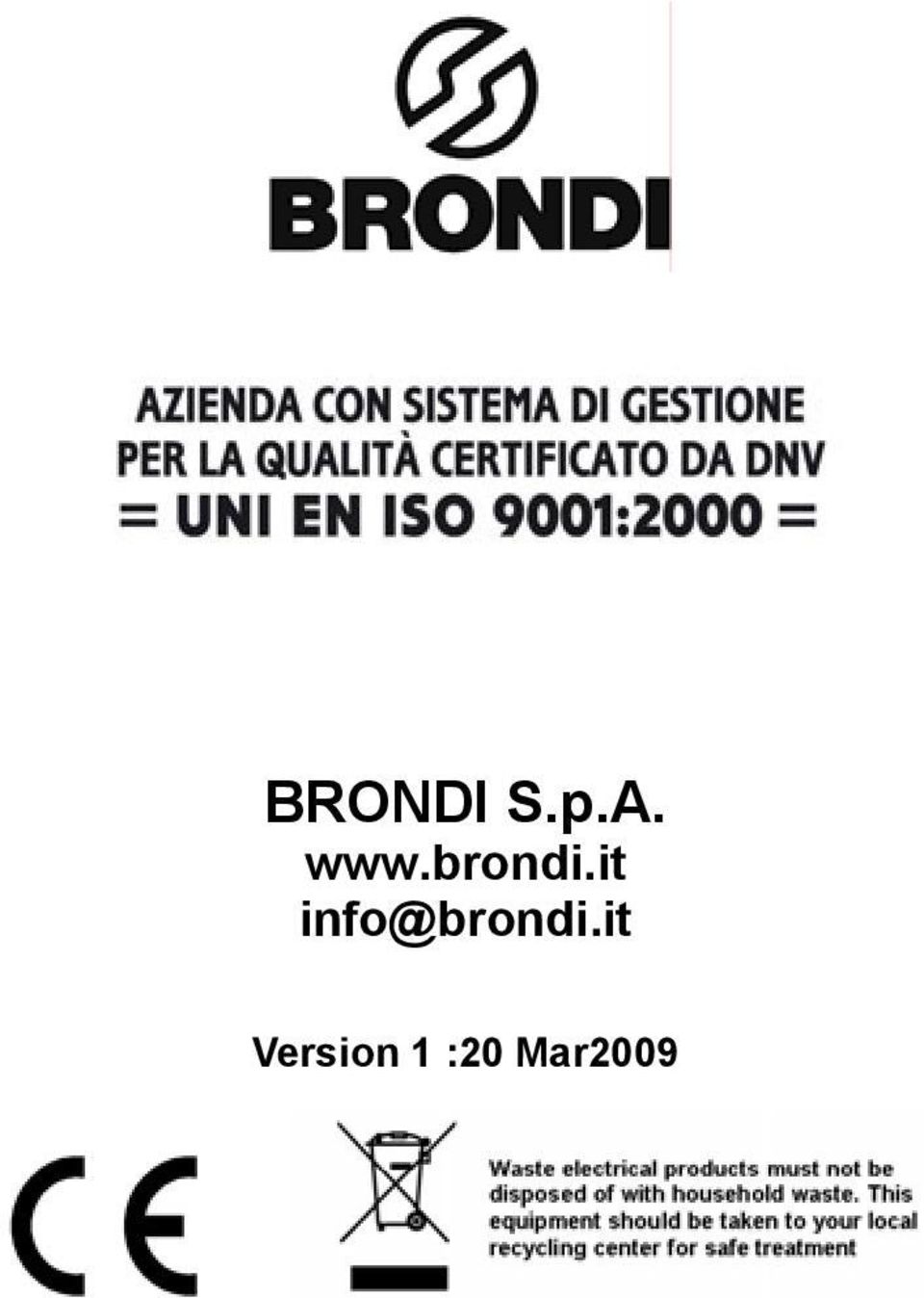 it info@brondi.